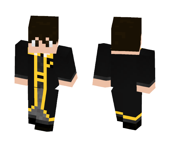 Hufflepuff (Male) - Male Minecraft Skins - image 1