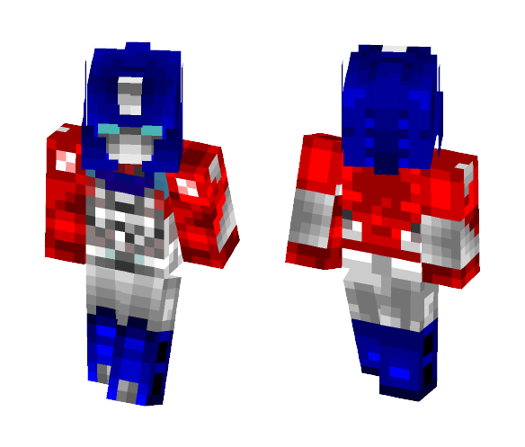 Optimus Prime - Male Minecraft Skins - image 1