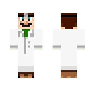 Dr. Luigi - Male Minecraft Skins - image 2