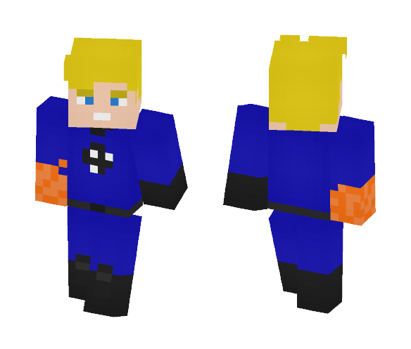 Human Torch (Jonathan) (Marvel) - Comics Minecraft Skins - image 1