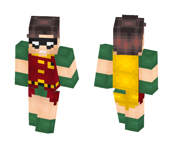 Robin The Boy Wonder ( Classic ) - Boy Minecraft Skins - image 1