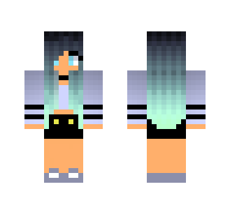 Cyan-haired Girl