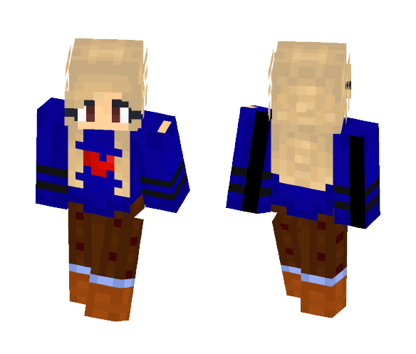 Undertale Sweater - Female Minecraft Skins - image 1