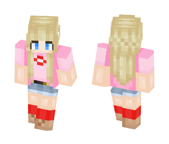Blonde Girl - Girl Minecraft Skins - image 1