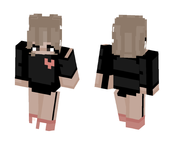omg hearts for ya'll - Female Minecraft Skins - image 1