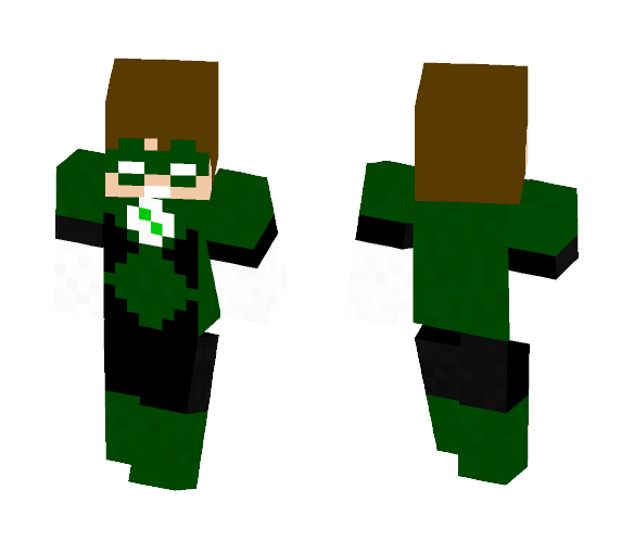 GREEN LATERN (HAL JORDAN) - Male Minecraft Skins - image 1