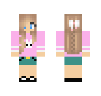 bunny sweater - Female Minecraft Skins - image 2