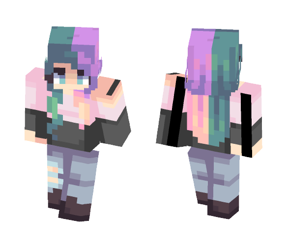 Ocean + Sky • - Female Minecraft Skins - image 1