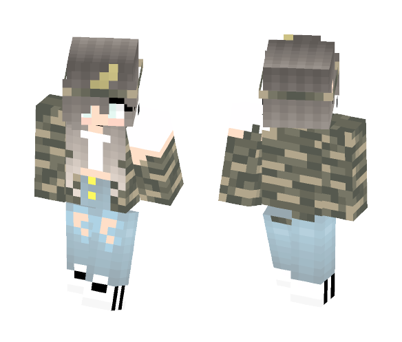 Unicorn camo - Female Minecraft Skins - image 1