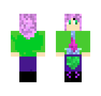 Purple Haired Gamer Girl