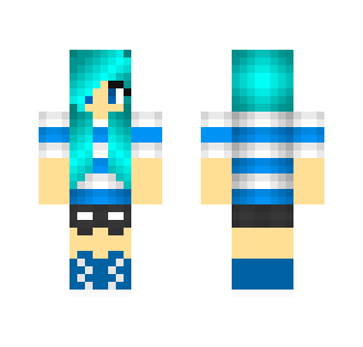 blue girl