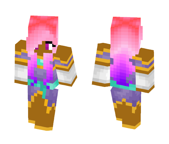 Download Free Mage Girl Skin for Minecraft image 1 Mage Girl - Girl Minecraft Skins - image 1
