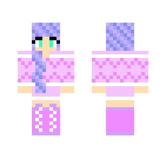 Girl Christmas Sweater skin