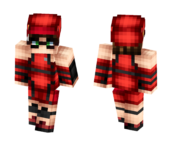 The Flash Test Run suit - Comics Minecraft Skins - image 1