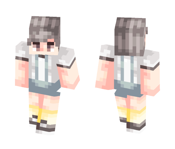 Melancholism | Leo + girl version - Girl Minecraft Skins - image 1