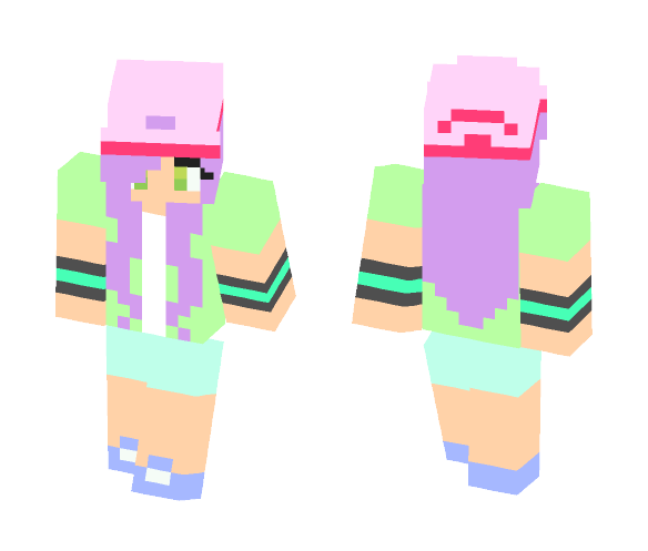 Pokemon trainer Skin - Female Minecraft Skins - image 1