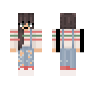 Girl With Jump Suit Mouth Version