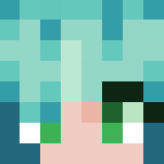 Download Free Blue Girl | 1st Skin Made Skin for Minecraft image 3 Blue Girl | 1st Skin Made - Girl Minecraft Skins - image 3