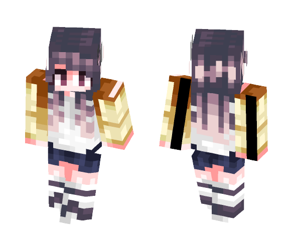 Sunset Colors - Female Minecraft Skins - image 1
