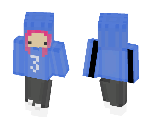 Download Free CTR Girl Skin for Minecraft image 1 CTR Girl - Girl Minecraft Skins - image 1