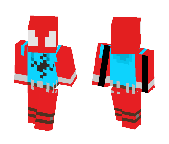 Scarlet Spiderman (Ben Reilly) - Comics Minecraft Skins - image 1