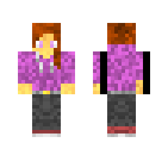 Purple Hoodie Girl