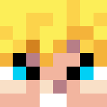 Goku Super Saiyan Blue Eyes - Male Minecraft Skins - image 3