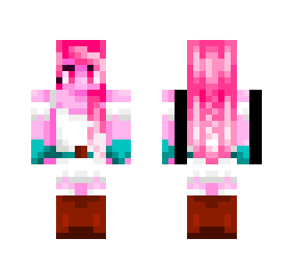 Pink Alien Cow Girl