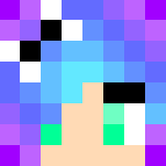 Download Free Galaxy Teen Casual Butterfly Wear Skin for Minecraft image 3 Galaxy Teen Casual Butterfly Wear - Female Minecraft Skins - image 3