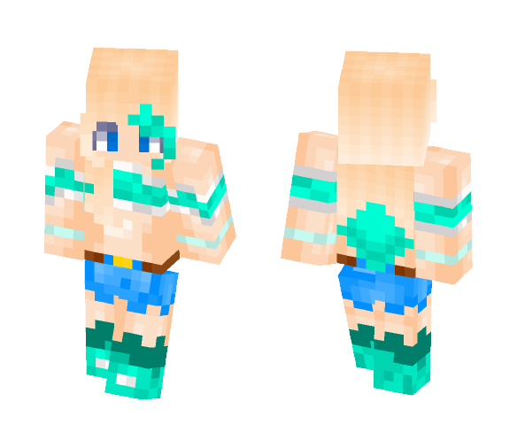 Green Girl! - Female Minecraft Skins - image 1