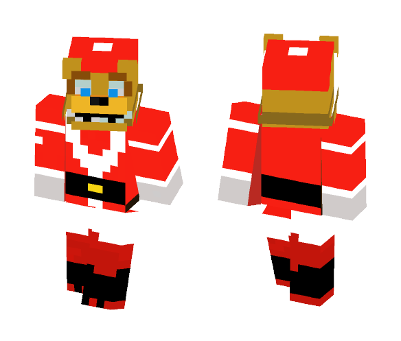 Christmas Fredbear - Christmas Minecraft Skins - image 1