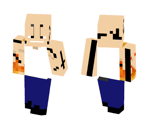 Diablo -suicide Squad - Male Minecraft Skins - image 1
