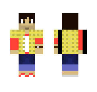 Hello Neighbor Player Modle - Male Minecraft Skins - image 2