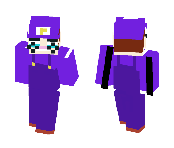 Waluigi - Mario - Male Minecraft Skins - image 1