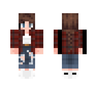Beanie -- Flannel - Female Minecraft Skins - image 2