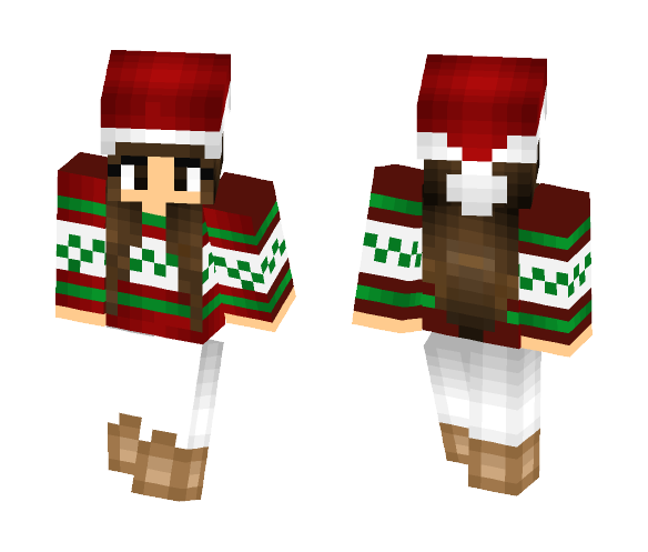 xmas sweater girl - Girl Minecraft Skins - image 1