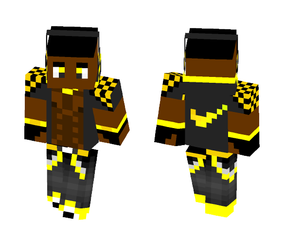 Cool Nike Boy in yellow - Boy Minecraft Skins - image 1