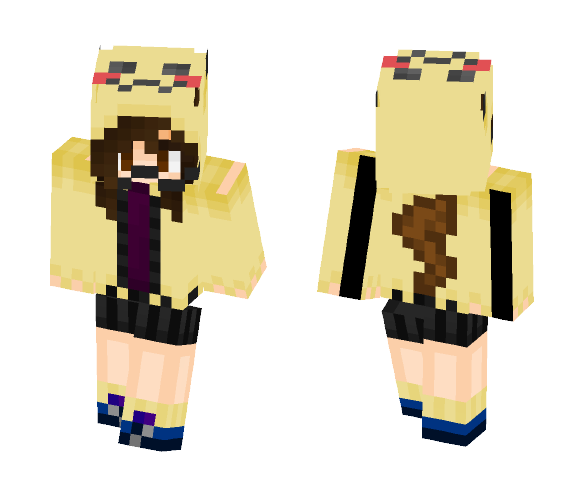 Download Free Merry X-Mas Kyu Skin for Minecraft image 1 Merry X-Mas Kyu - Female Minecraft Skins - image 1
