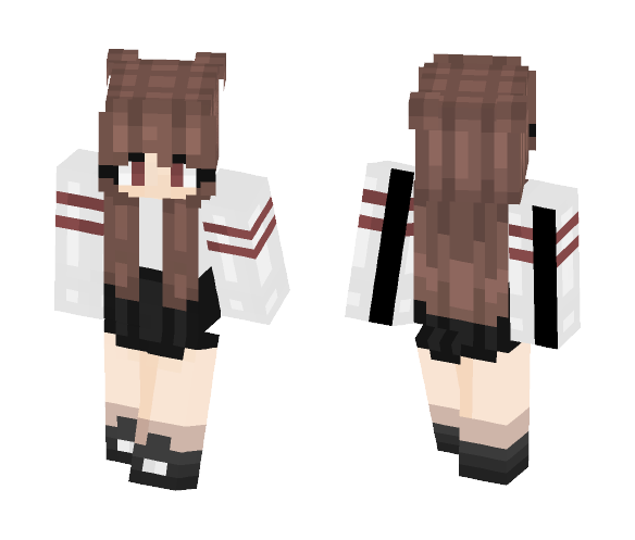 Download Free » Cute Dress Girl « Skin for Minecraft image 1 » Cute Dress Girl « - Cute Girls Minecraft Skins - image 1