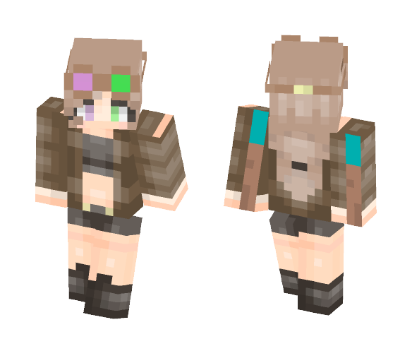 Download Free Woah, I'm not dead (Remake) Skin for Minecraft image 1 Woah, I'm not dead (Remake) - Female Minecraft Skins - image 1