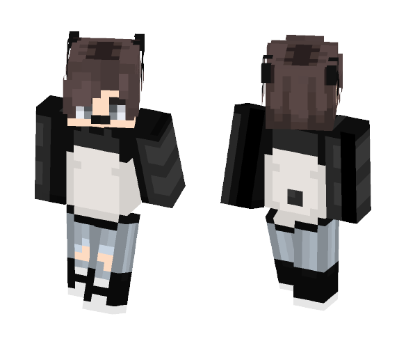 Simon Panda Hoodie | ѕιмυση - Male Minecraft Skins - image 1