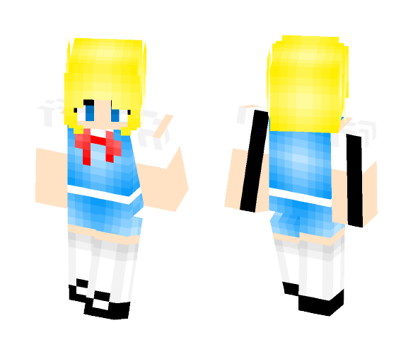 Download Free Bubbles (from the powerpuff girls) Skin for Minecraft image 1 Bubbles (from the powerpuff girls) - Female Minecraft Skins - image 1