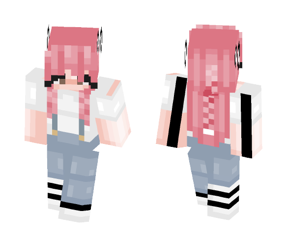 panda braids | my cereal - Female Minecraft Skins - image 1