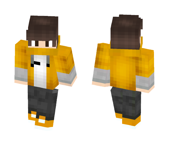 ℉ℬI❖Orange Boy - Boy Minecraft Skins - image 1