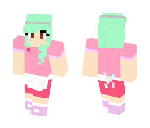 WatermelonStacy Skin - Female Minecraft Skins - image 1
