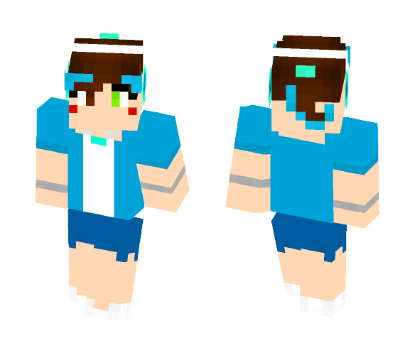 Bionic Bonnie Skin Genderqueer - Interchangeable Minecraft Skins - image 1