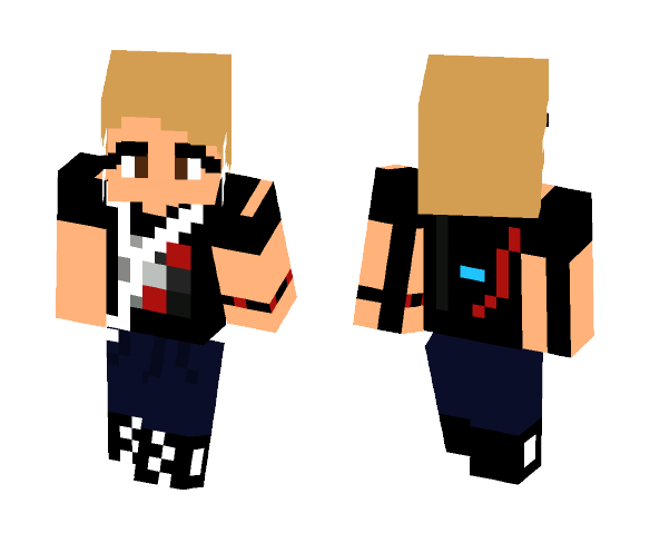 Updated Twenty One Pilots Skin - Female Minecraft Skins - image 1
