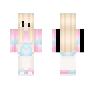 » Pink and Blue Hoodie «