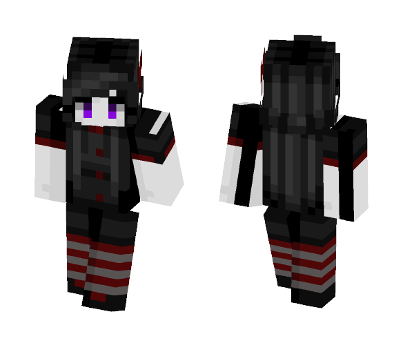 Download Free Iris from Ruby Gloom Skin for Minecraft image 1 Iris from Ruby Gloom - Female Minecraft Skins - image 1