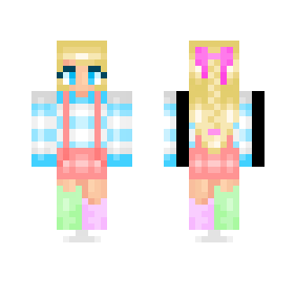 Pastel Splash - Female Minecraft Skins - image 2